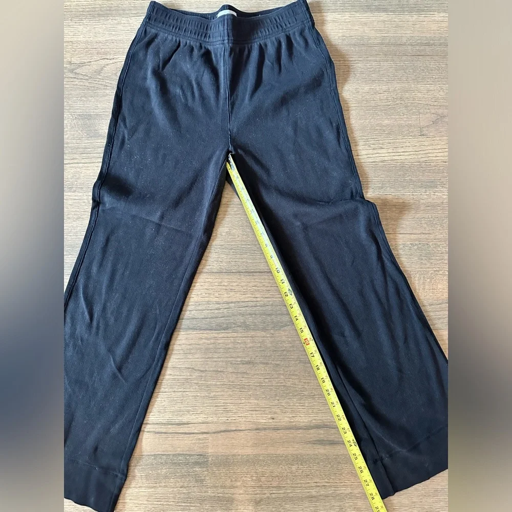 Everlane The Ribbed Flare Pants-Size Large-Black